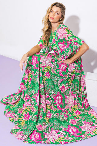 ALL NIGHT REVIVAL WOVEN MAXI DRESS - By Baano