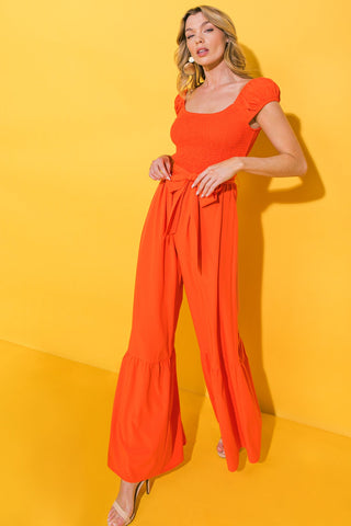 SMILE AFTERNOON IN WOVEN JUMPSUIT - By Baano