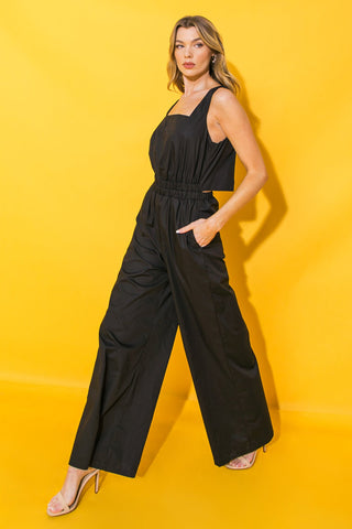 LIFE WITH YOU POPLIN JUMPSUIT - By Baano