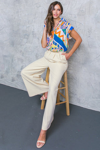 DELICATE FEELINGS WOVEN PANTS - By Baano