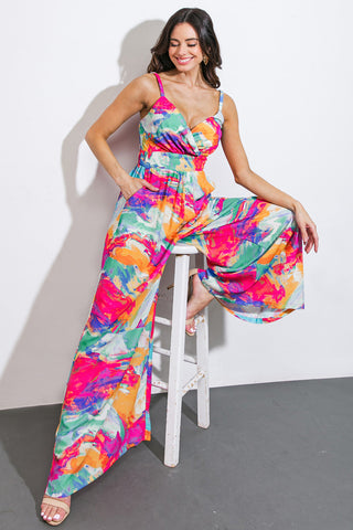 WANDERING AROUND WOVEN JUMPSUIT - By Baano