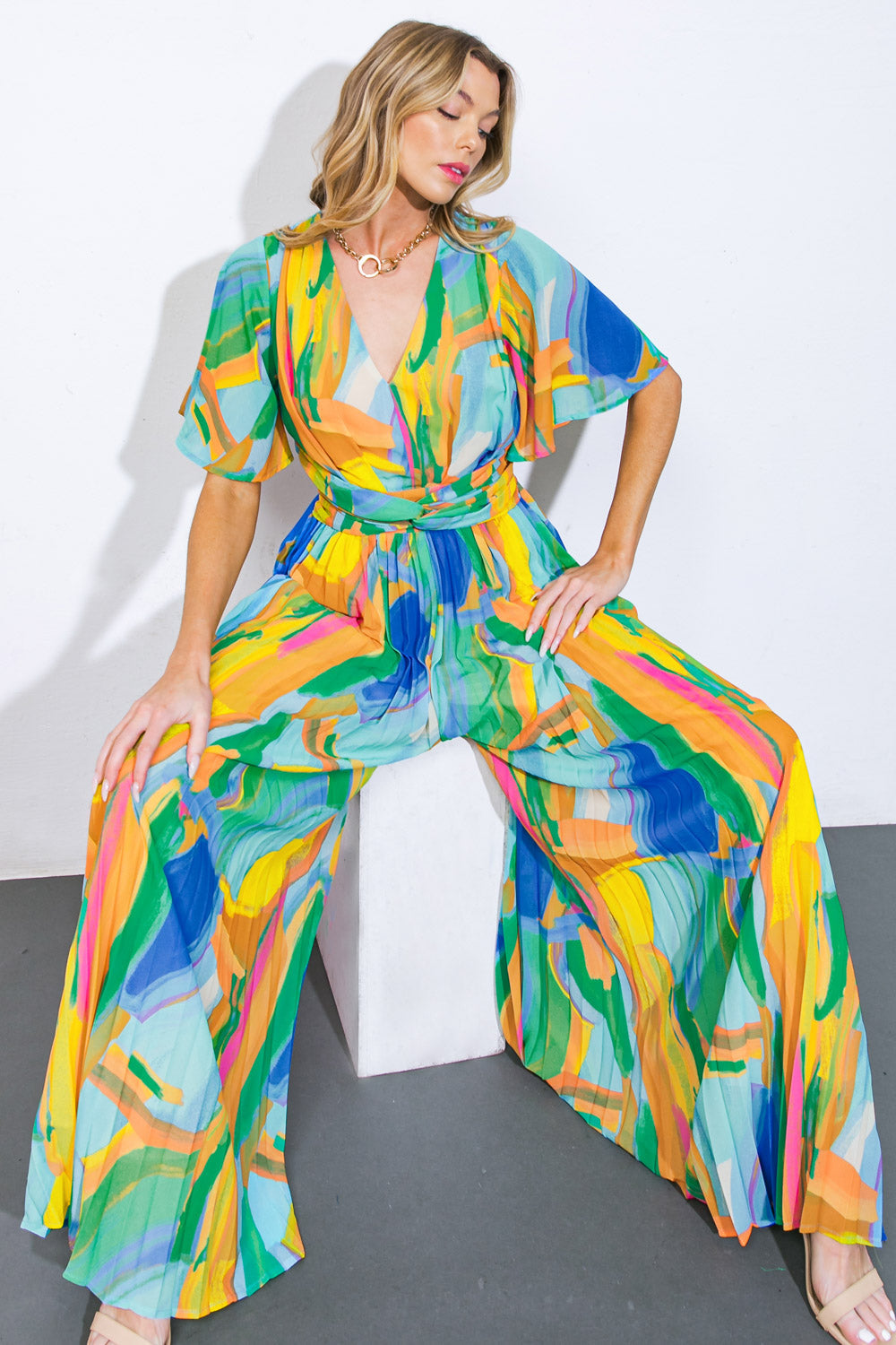 SPIRIT OF NOEL WOVEN JUMPSUIT - By Baano