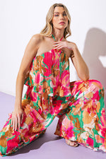 SWING OF THINGS PLISSE JUMPSUIT - By Baano