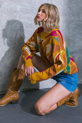 READY TO ADORE SWEATER TOP - By Baano