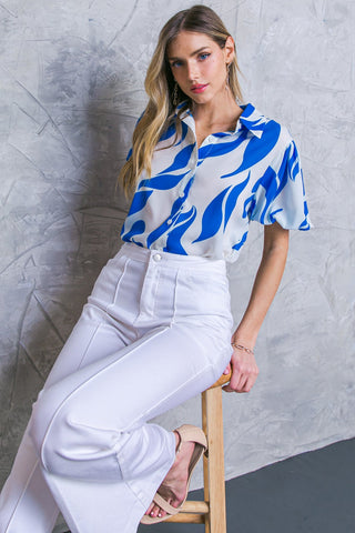 MAJOR CRUSH WOVEN TOP - By Baano