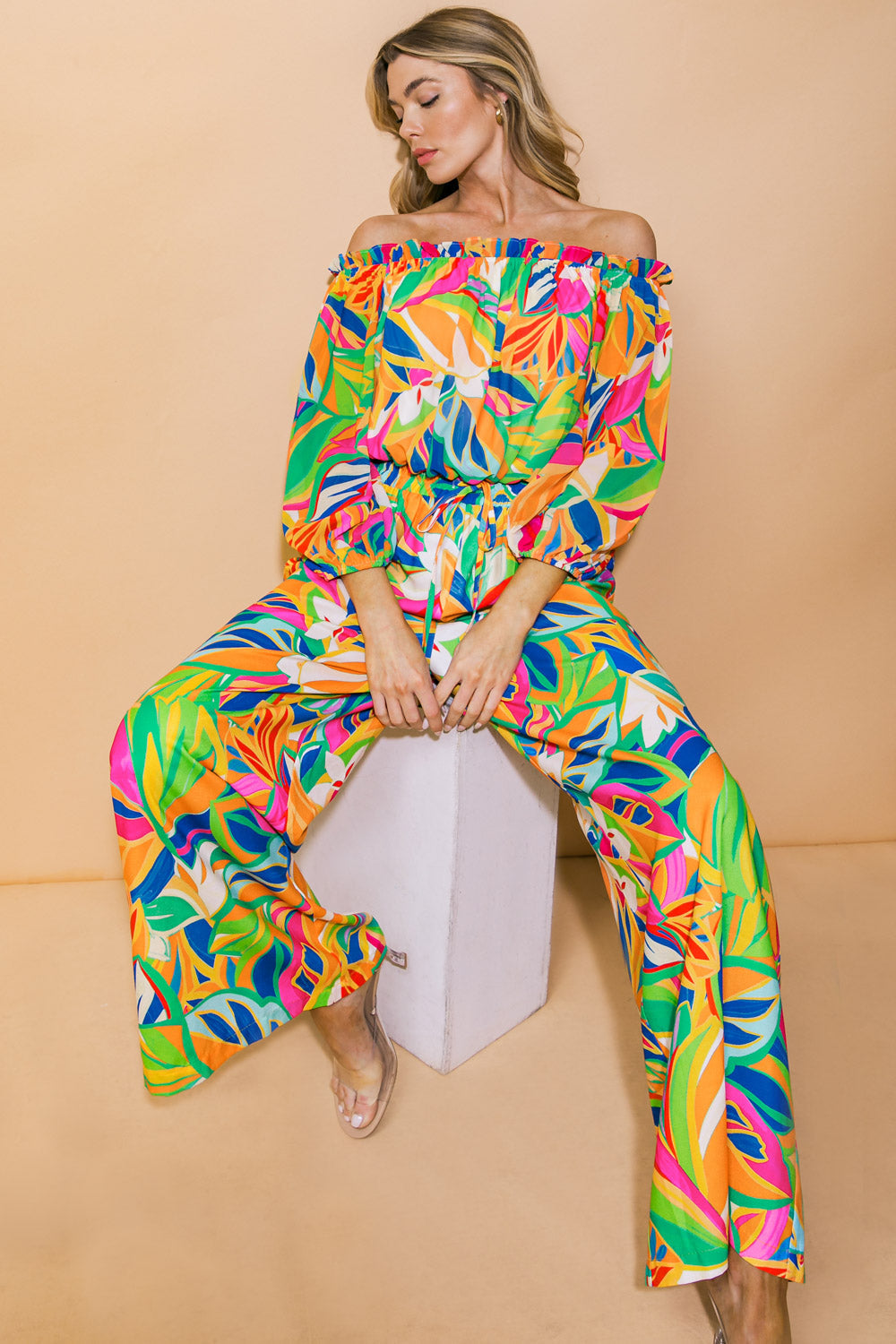 ENTERTAIN ME WOVEN TOP - By Baano