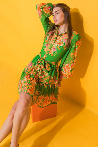 FURTHERST THING WOVEN MINI DRESS - By Baano