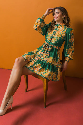FURTHERST THING WOVEN MINI DRESS - By Baano