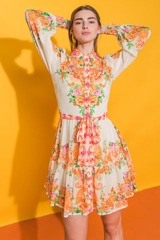 FURTHERST THING WOVEN MINI DRESS - By Baano
