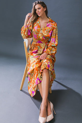 KEEP GETTING BETTER WOVEN MIDI DRESS - By Baano