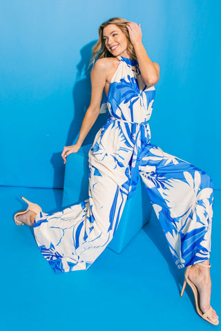 HERE FOR THE VACATION WOVEN JUMPSUIT - By Baano