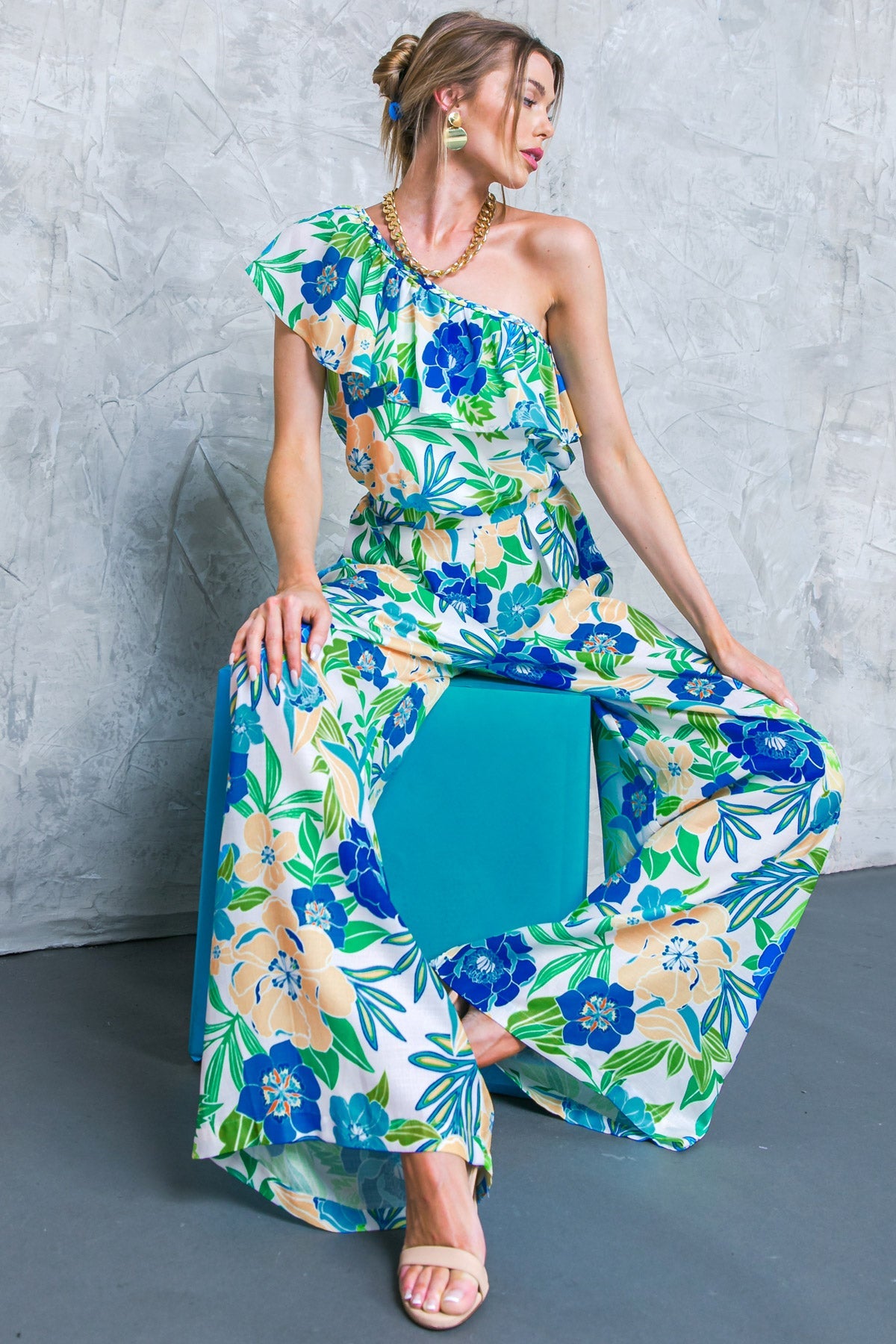 FLORAL IN THE WORLD WOVEN PANTS - By Baano