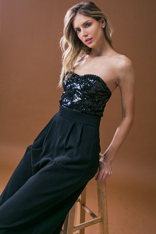 RARE BEAUTY HUNTER WOVEN JUMPSUIT - By Baano