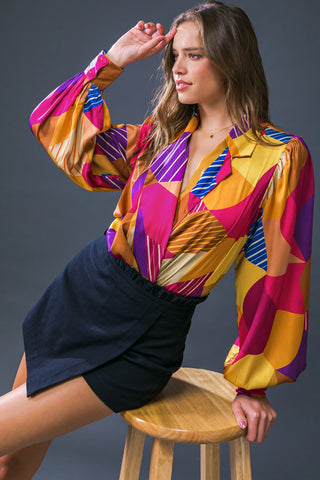 NEW IN TOWN WOVEN BODYSUIT - By Baano