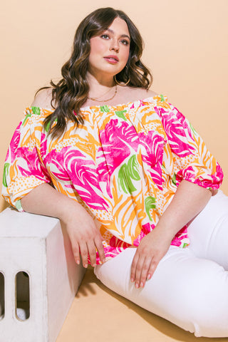 BREAKING HEARTS WOVEN TOP - By Baano