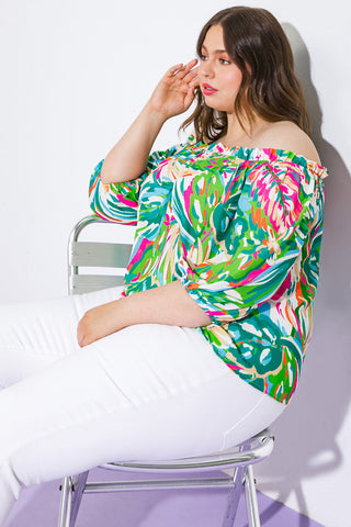 BRING GOOD ENERGY WOVEN TOP - By Baano