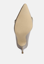 Fontana Link Chain Detail High Heel Pumps London Rag International