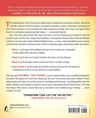 The Forks Over Knives Plan: How to Transition to the Life-Saving, Whole-Food, Plant-Based Diet (Spiral Bound) - By Baano