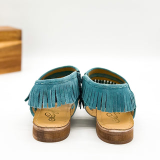 Fringe Star Sandal in Teal Naughty Monkey