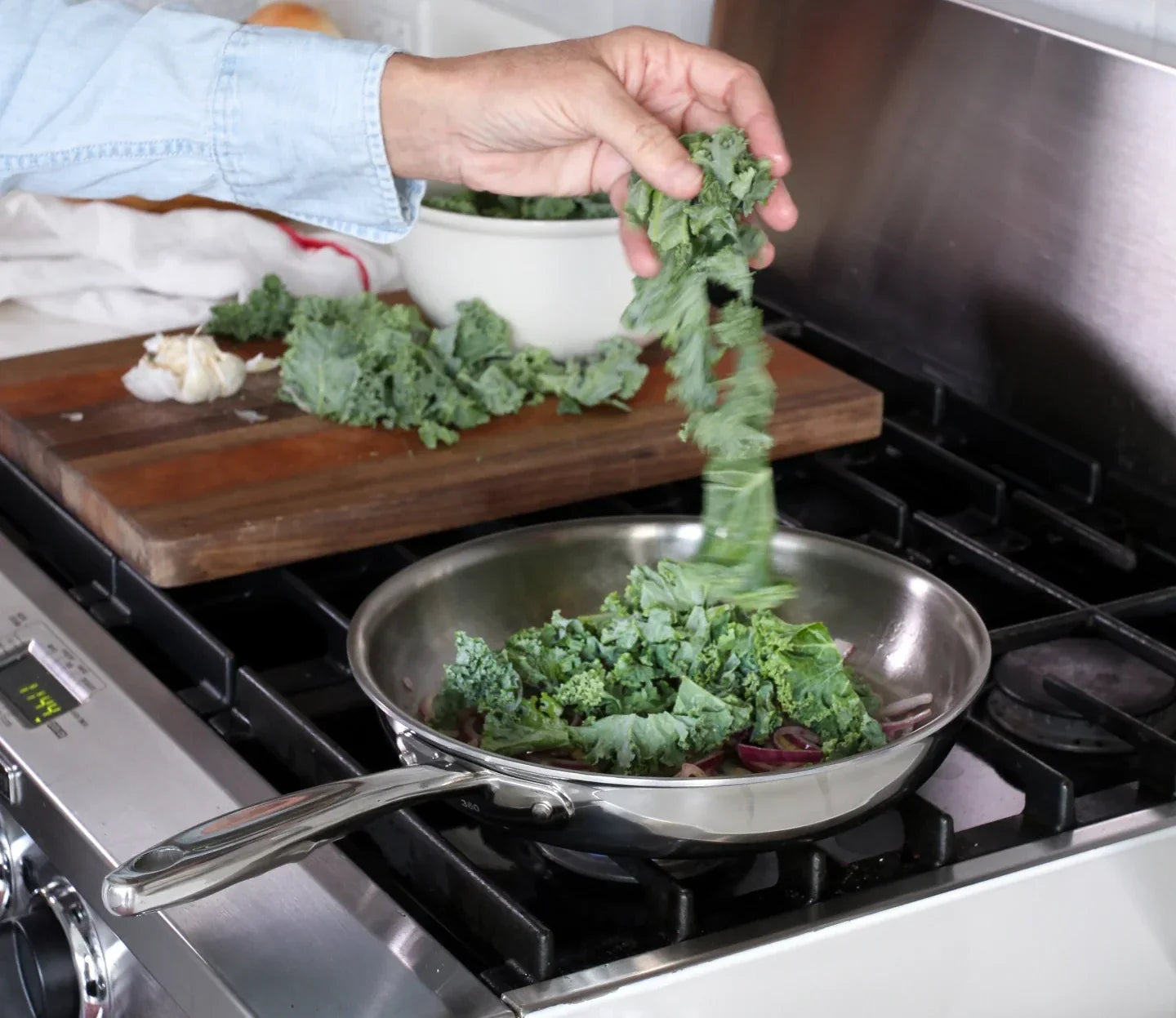 8.5 Inch Stainless Steel  Fry Pan 360 Cookware