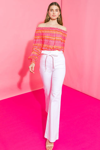 COSMO PLEASE WOVEN TOP - By Baano