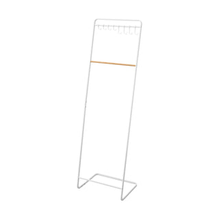 Coat Rack with Hat Storage (66" H)  - Steel + Wood - By Baano