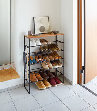 Six-Tier Shoe Rack (34" H)  - Steel - By Baano