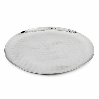 Full Polished Stainless Steel 14" Round Service Tray INOX Artisans