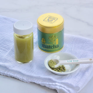 Glass Juice Shot Bottles Set