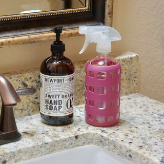 Geometric Cube Silicone Bottle Sleeves Set, for 16oz Bottles