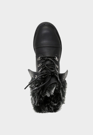 Fur Collared Two Way Wear Boot