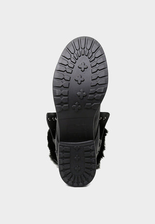 Fur Collared Two Way Wear Boot