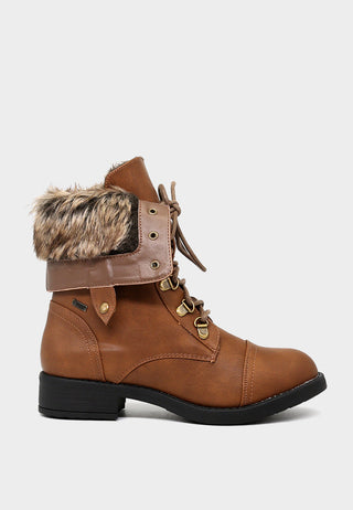 Fur Collared Two Way Wear Boot