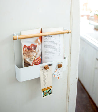 Magnetic Storage Pocket - Steel + Wood - By Baano