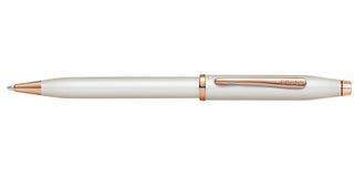 Century® II Pearlescent White Lacquer Ballpoint Pen - By Baano