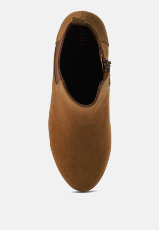 Fynn Wedge Heel Ankle Length Boots