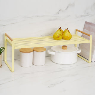 Countertop Wire Shelf - Steel + Wood - By Baano