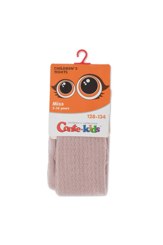 Conte-Kids Cotton Tights Miss 618 - Mesh Pattern - By Baano