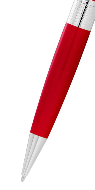 Beverly Translucent Red Lacquer Ballpoint Pen - By Baano