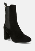 Gaven Suede High Ankle Chelsea Boots