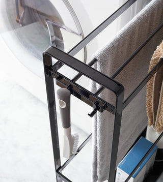 Rolling Towel Rack (33" H)  - Steel - By Baano