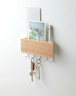 Magnetic Key Rack - Steel + Wood Yamazaki Home