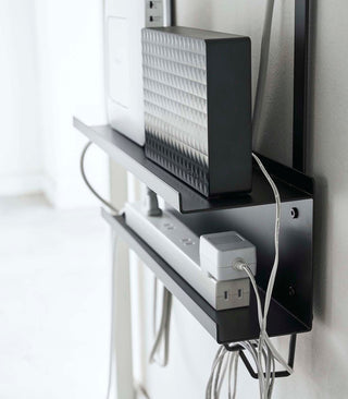 Under-Desk Cable & Router Storage Rack - Steel - By Baano