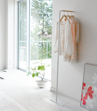 Leaning Coat Rack (63" H)  - Steel - By Baano