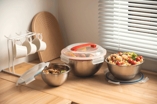 Mix & Carry Stainless Steel Bowl Set