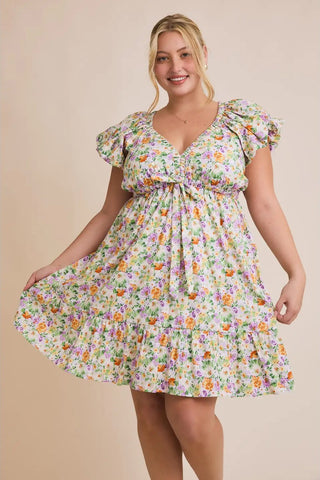 Fiona Floral Mini Dress