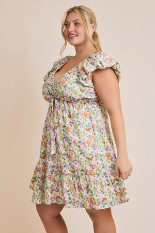 Fiona Floral Mini Dress