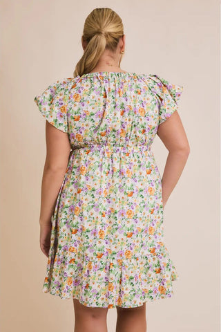 Fiona Floral Mini Dress
