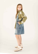 Girl's Blakely Denim Overall Dress