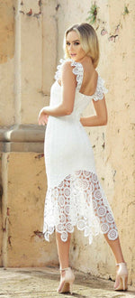 Giselle Dress - White Lace Dress